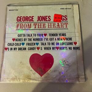 💙 George Jones Sings from the Heart Vinyl Album